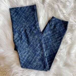 SPANX Blue Tie Dye Leggings - 1X - Like NEW